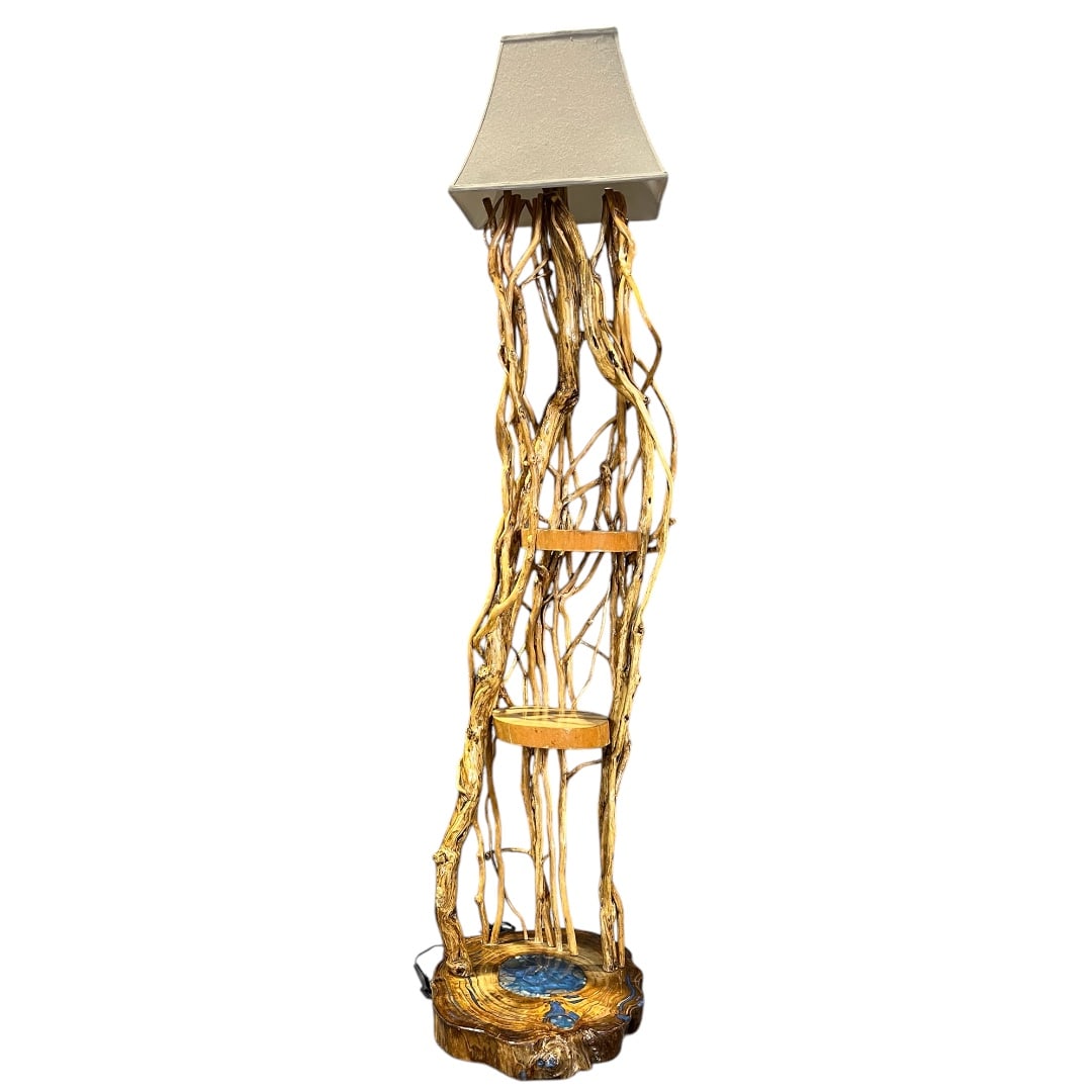 STUDIO STYLE DRIFTWOOD FLOOR LAMP (1 of 15)