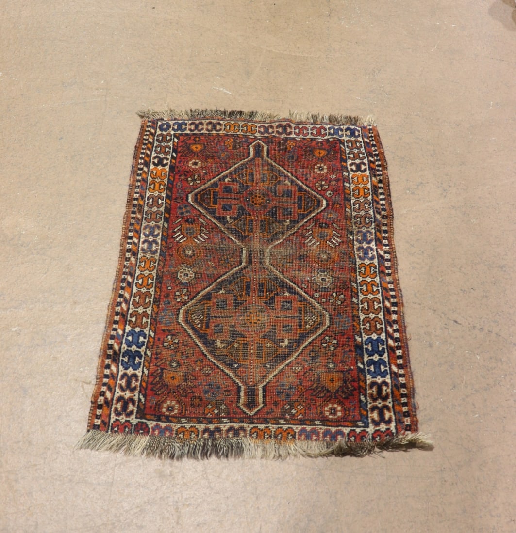 MULTICOLORED THROW RUG - 2