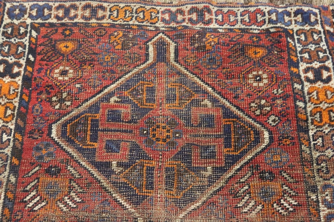 MULTICOLORED THROW RUG - 4