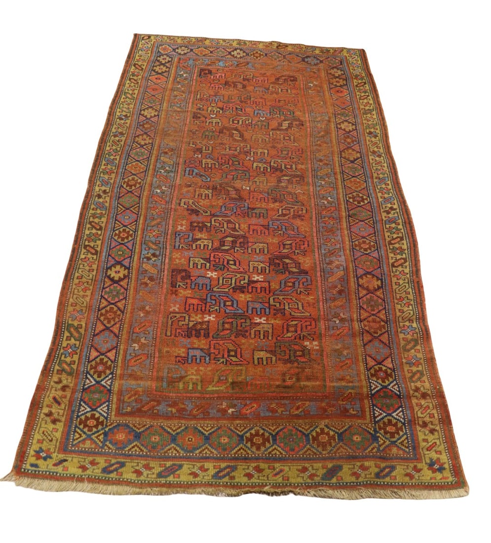 MULTICOLORED THROW RUG