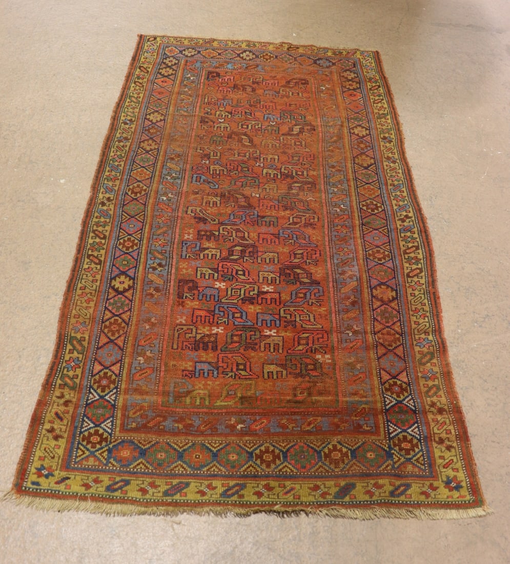 MULTICOLORED THROW RUG - 2