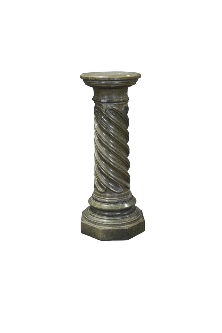 3 PIECE MARBLE PEDESTAL (1 of 11)