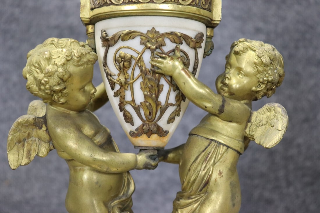 PAIR 5 LIGHT FIGURAL CANDELABARS - 5