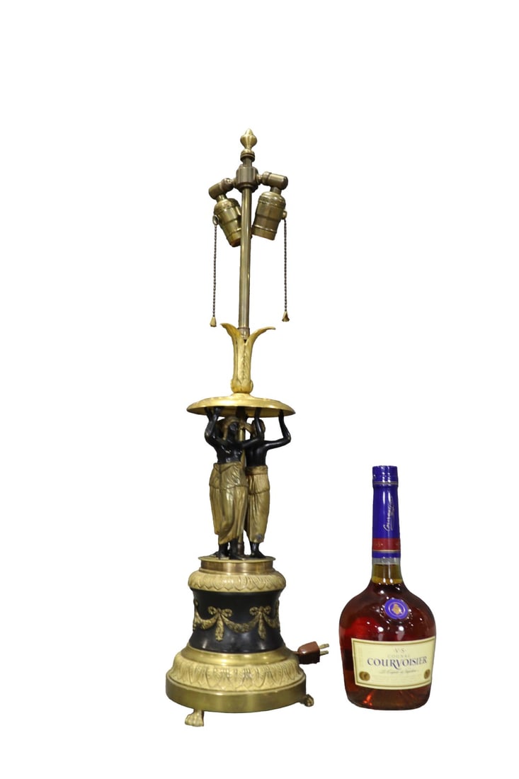 EMPIRE FIGURAL LAMP (1 of 9)