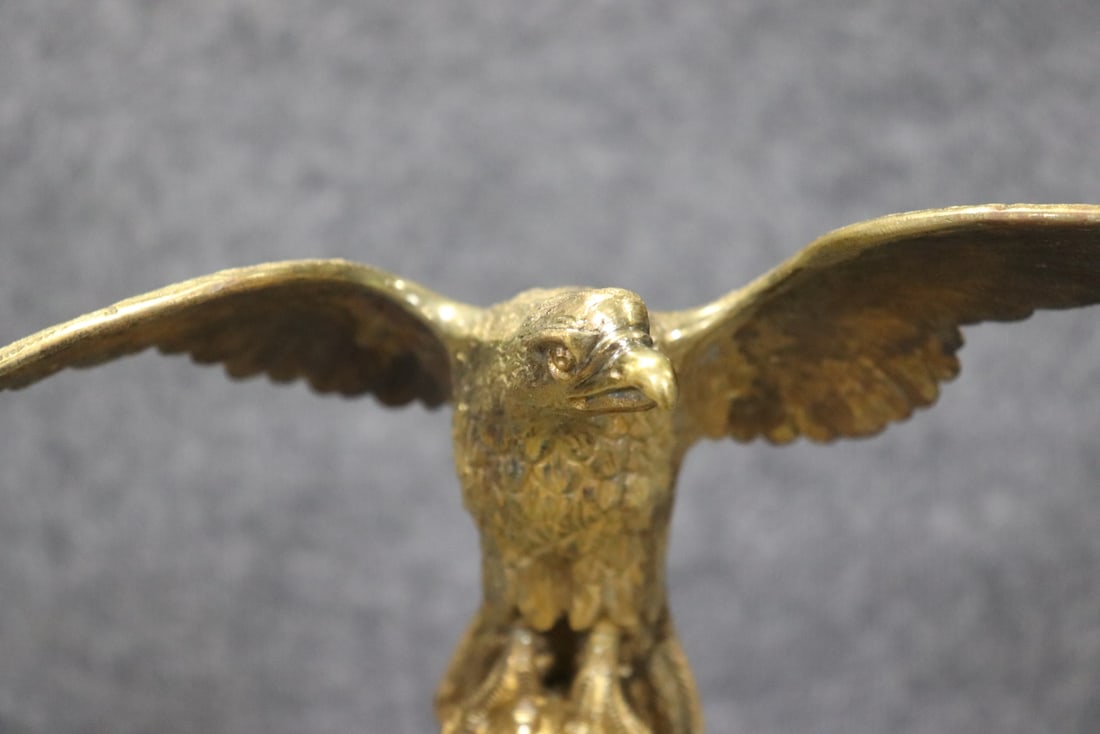 MARBLE INKWELL WITH EAGLE - 3