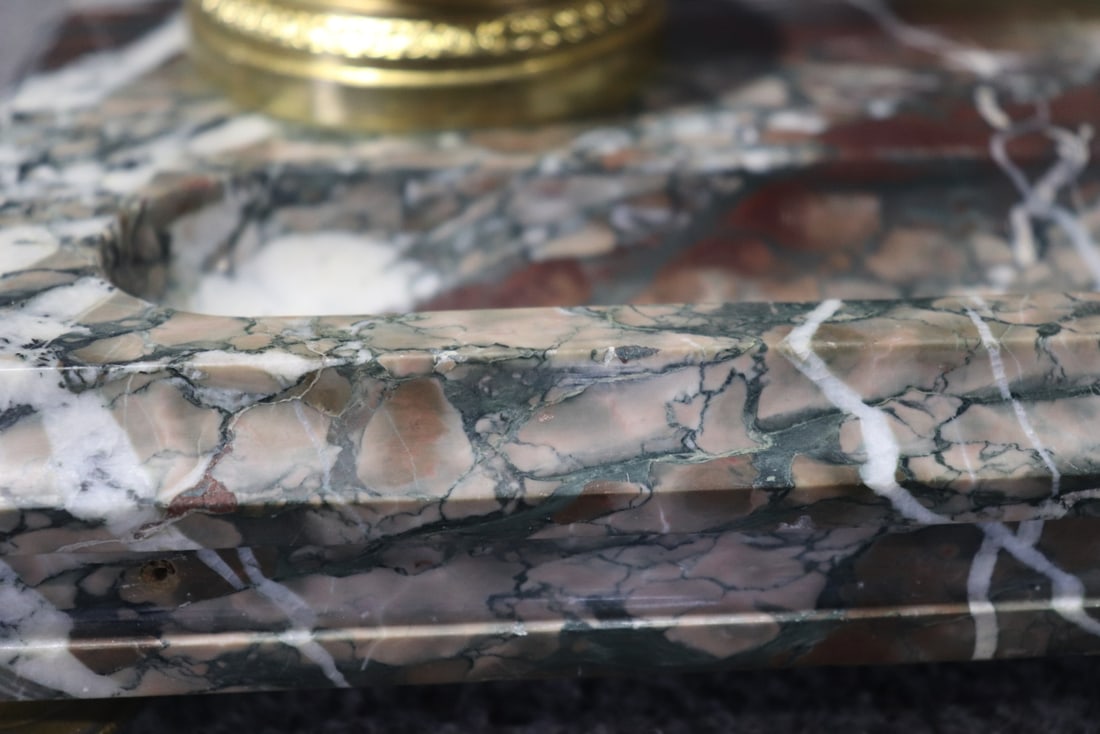 MARBLE INKWELL WITH EAGLE - 8