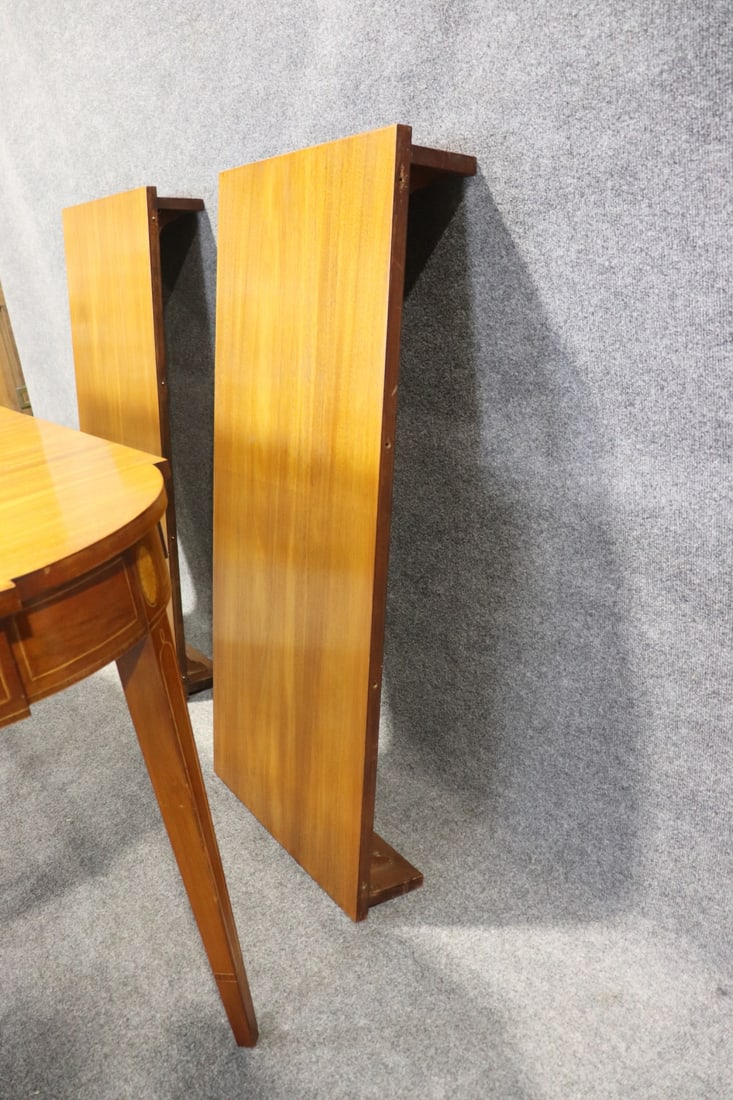 FRENCH REGENCY WALNUT DINING TABLE - 11