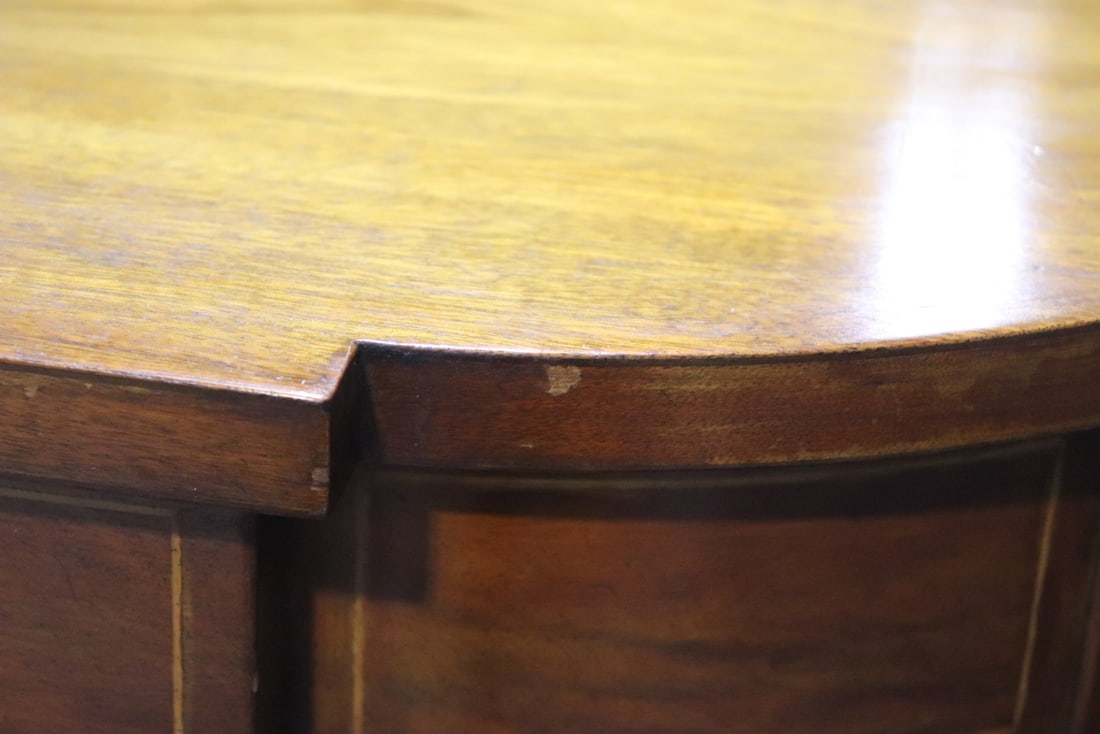 FRENCH REGENCY WALNUT DINING TABLE - 12