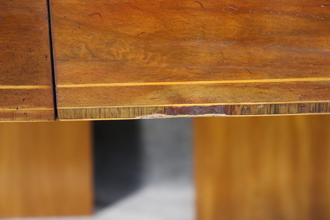 FRENCH REGENCY WALNUT DINING TABLE - 5