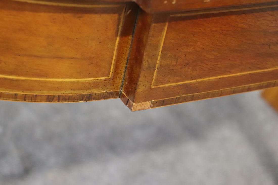 FRENCH REGENCY WALNUT DINING TABLE - 7