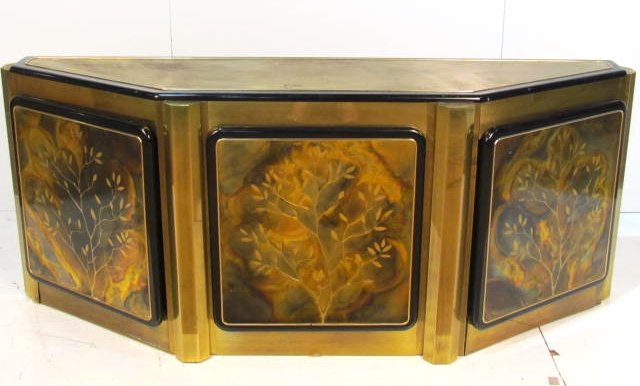 BERNHARD ROHNE for MASTERCRAFT SIDEBOARD CREDENZA: Good condition. Wear to finish. 30 1/2"h. x 72"w. x 17"d.