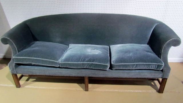 KITTINGER COLONIAL WILLIAMSBURG SOFA: Soiling to upholstery. 36"h. x 91 1/2"w. x 31"d.