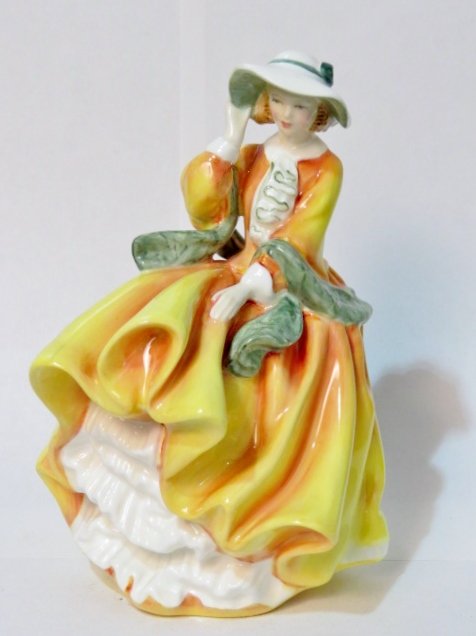 ROYAL DOULTON "TOP O' THE HILL" HN2127: Signed Michael Doulton. Very good condition. 7 1/4"h.