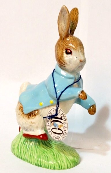 ROYAL DOULTON BESWICK BEATRIX POTTER 6 1/2" FIGURINE: Very good condition. Signature indiscernable. 6 1/2"h.