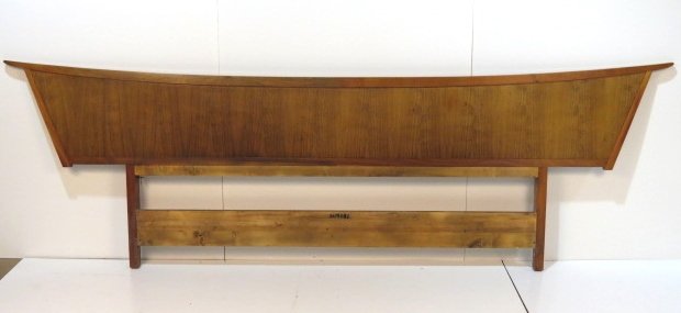 GEORGE NAKASHIMA WIDDICOMB WALNUT HEADBOARD: King size. Walnut. Very good condition. 41"h. x 127"w.
