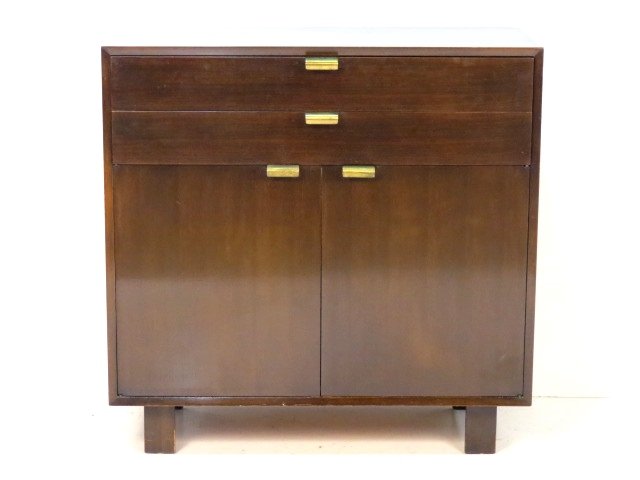 GEORGE NELSON HERMAN MILLER PRIMAVERA CABINET MODEL: Good condition. Light wear to finish. 40"h. x 40"w. x 19 1/2"d.