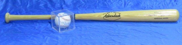 DUKE SNIDER DODGERS AUTOGRAPHED BASEBALL & BAT: COA for baseball.
