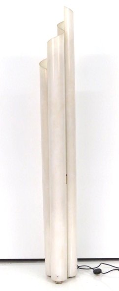 VICO MAGISTRETTI for ARTEMIDE CHIMERA FLOOR LAMP: Mezza Chimera-Chimera model. 72"h.