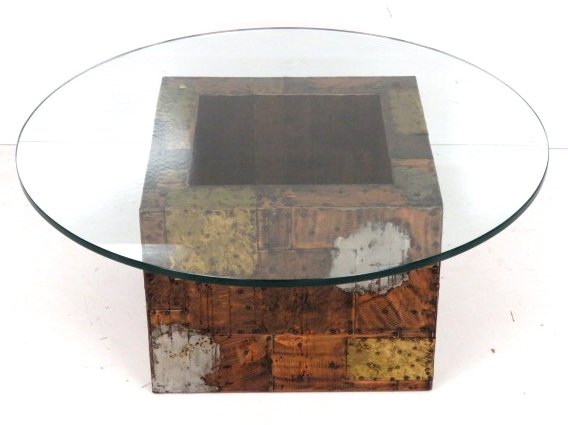 PAUL EVANS PE 30 PATCHWORK COFFEE TABLE (1 of 5)
