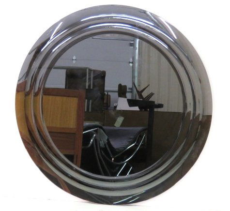 40" ROUND SMOKED SILVERED MIRROR (1 of 3)