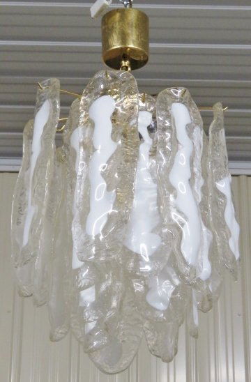 MAZZEGA ITALIAN GLASS CHANDELIER (1 of 3)