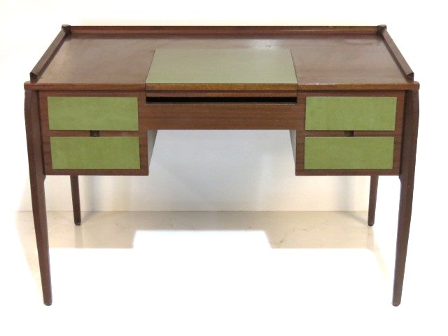ITALIAN MODERN LAMINATE DESK manner of GIO PONTI (1 of 7)
