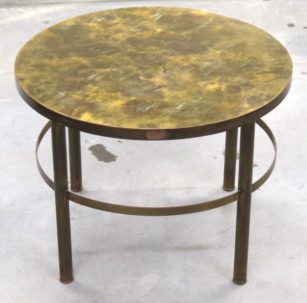 PHILIP & KELVIN LAVERNE BRONZE OCCASIONAL TABLE (1 of 7)