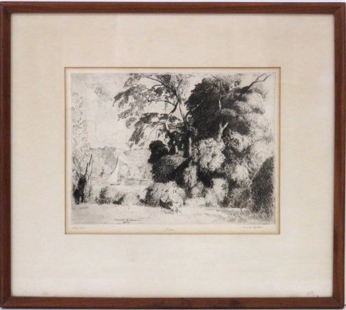 DANIEL GARBER BUCKS COUNTY ARTIST ETCHING ILLYRIA (1 of 6)