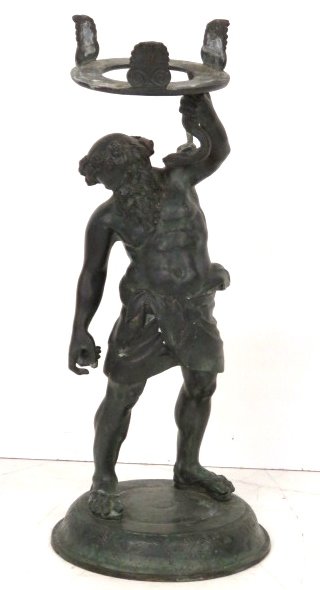 23" BRONZE STATUE of BACCHUS after MICHEL AMODIO (1 of 6)