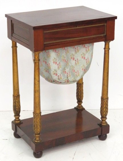 19th c. EMPIRE SEWING STAND (1 of 5)