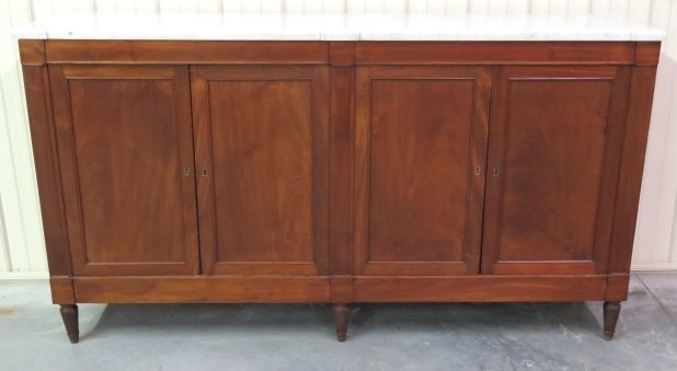 ANTIQUE FRENCH DIRECTOIRE STYLE MARBLETOP SIDEBOARD (1 of 4)