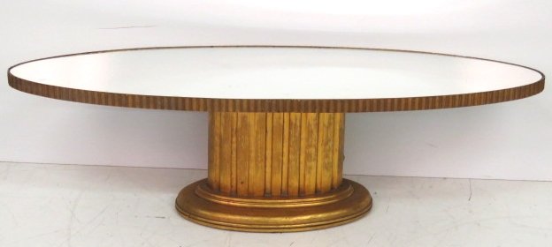 NEOCLASSICAL STYLE GILT MIRRORTOP COFFEE TABLE (1 of 3)