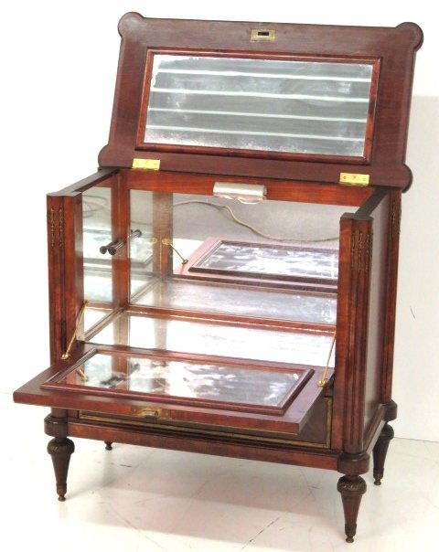 CUSTOM LOUIS XVI STYLE BRONZE MOUNTED CELLARETTE (1 of 6)