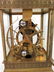 MECHANICAL BRONZE CLOCK w/ STEEL BALLS - 5