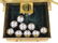 MECHANICAL BRONZE CLOCK w/ STEEL BALLS - 8