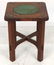 RARE GUSTAV STICKLEY STAND w/ GRUEBY POTTERY TILE
