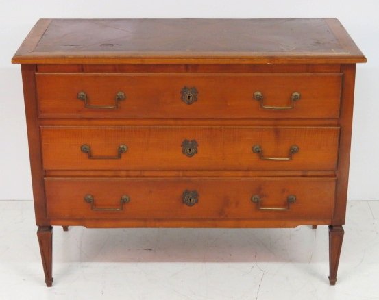 ANTIQUE DIRECTOIRE STYLE CHERRY COMMODE (1 of 4)