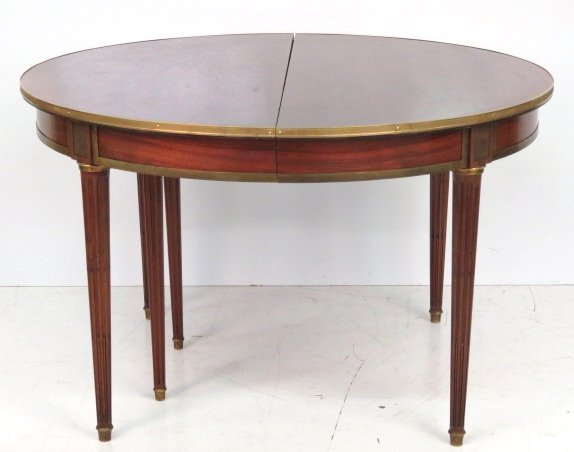 LOUIS XVI STYLE BRONZE MOUNTED DINING TABLE (1 of 6)