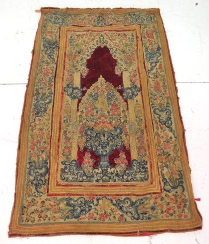 ANTIQUE 72" x 44" CONTINENTAL TAPESTRY (1 of 7)