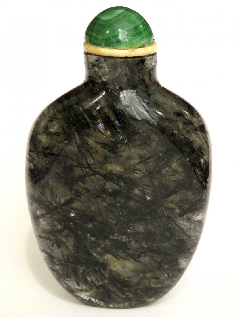 CHINESE MOSS AGATE SNUFF BOTTLE (1 of 6)