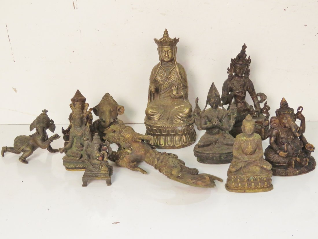 11 ASIAN BRONZE OBJECTS (1 of 9)