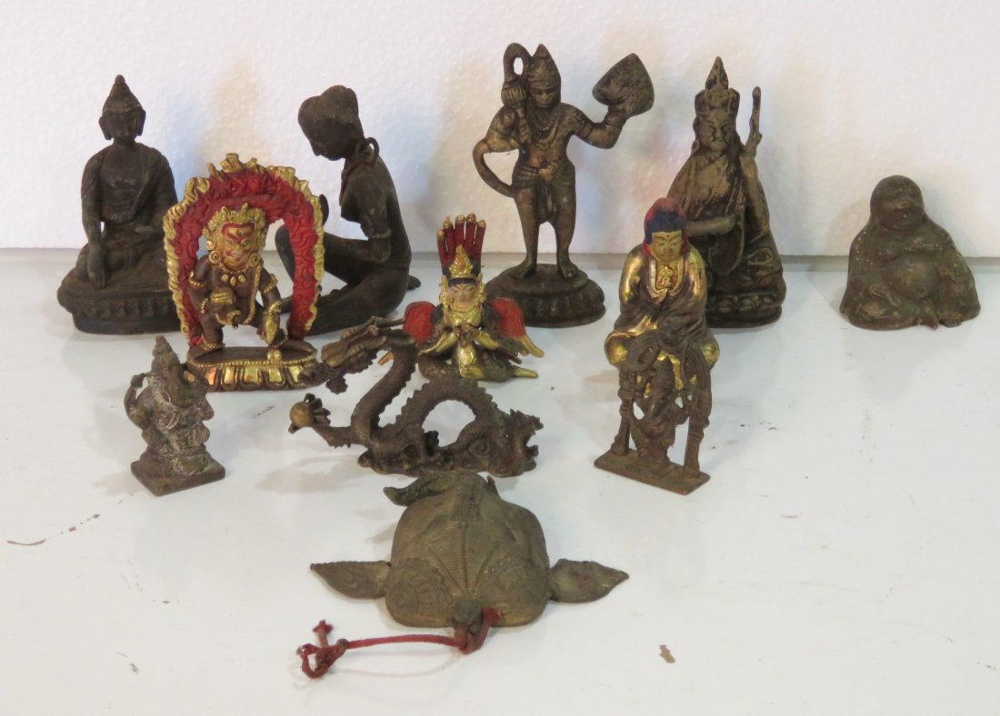 12 ASIAN BRONZE OBJECTS (1 of 1)