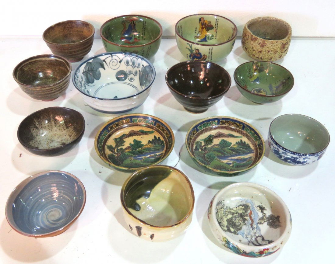 15 ASIAN CERAMIC BOWLS (1 of 7)