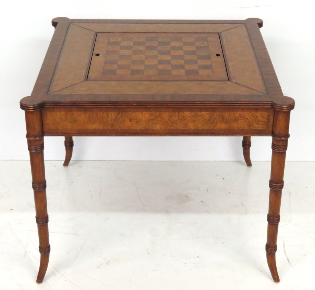 Ethan Allen Game Table W Reversible Top Oct 18 2015 Ss
