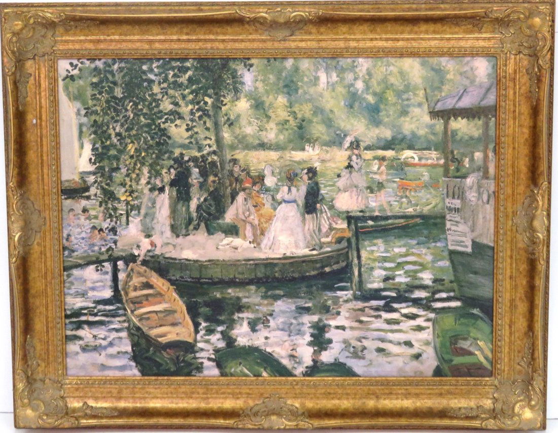 BRUSH STROKES COLLECTION PRINT on CANVAS after RENOIR (1 of 3)