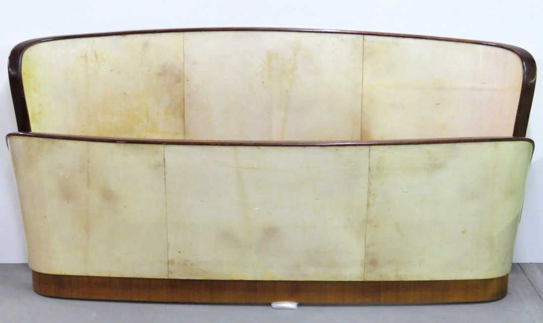 ITALIAN MODERN PARCHMENT BED (1 of 5)