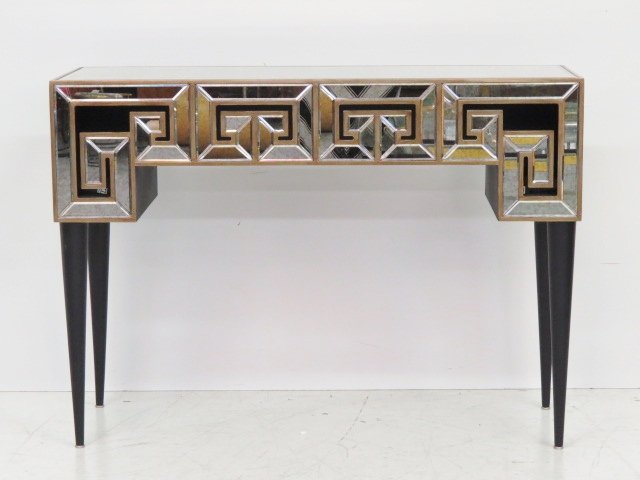 ART DECO MIRRORED & EBONIZED CONSOLE TABLE (1 of 5)