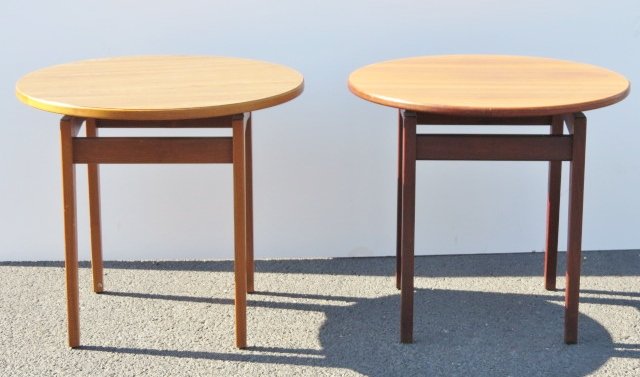 Pair JENS RISOM FLOATING TOP TABLES (1 of 7)