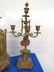3 pc. LOUIS XVI STYLE GILT BRONZE & MARBLE CLOCK SET - 6