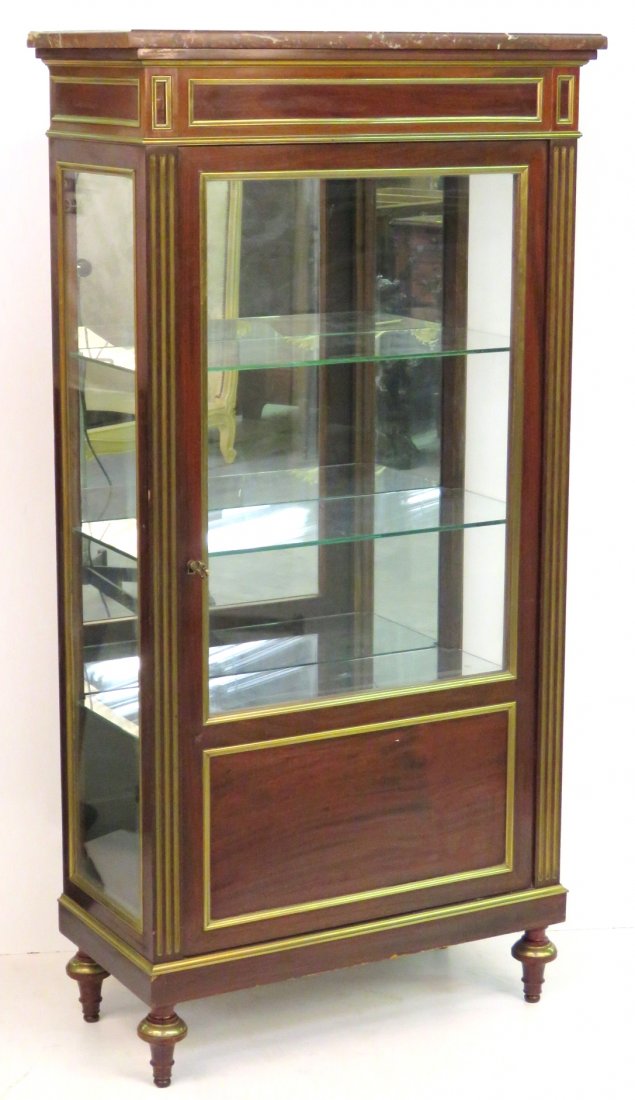 FRENCH BRONZE MOUNTED VITRINE (1 of 5)
